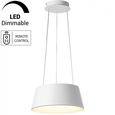 Φωτιστικό Κρεμαστό Φ35cm Στρογγυλό LED 34W 230V 2200lm CCT με Controller EMILY Φωτιστικό Κρεμαστό Φ35cm Στρογγυλό LED 34W 230V 2200lm CCT με Controller EMILY